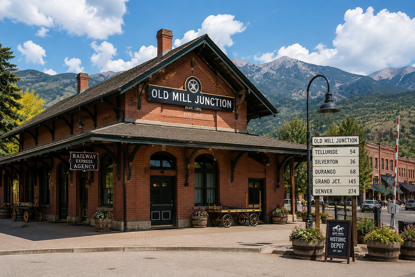 Old Mill Junction Train Depot