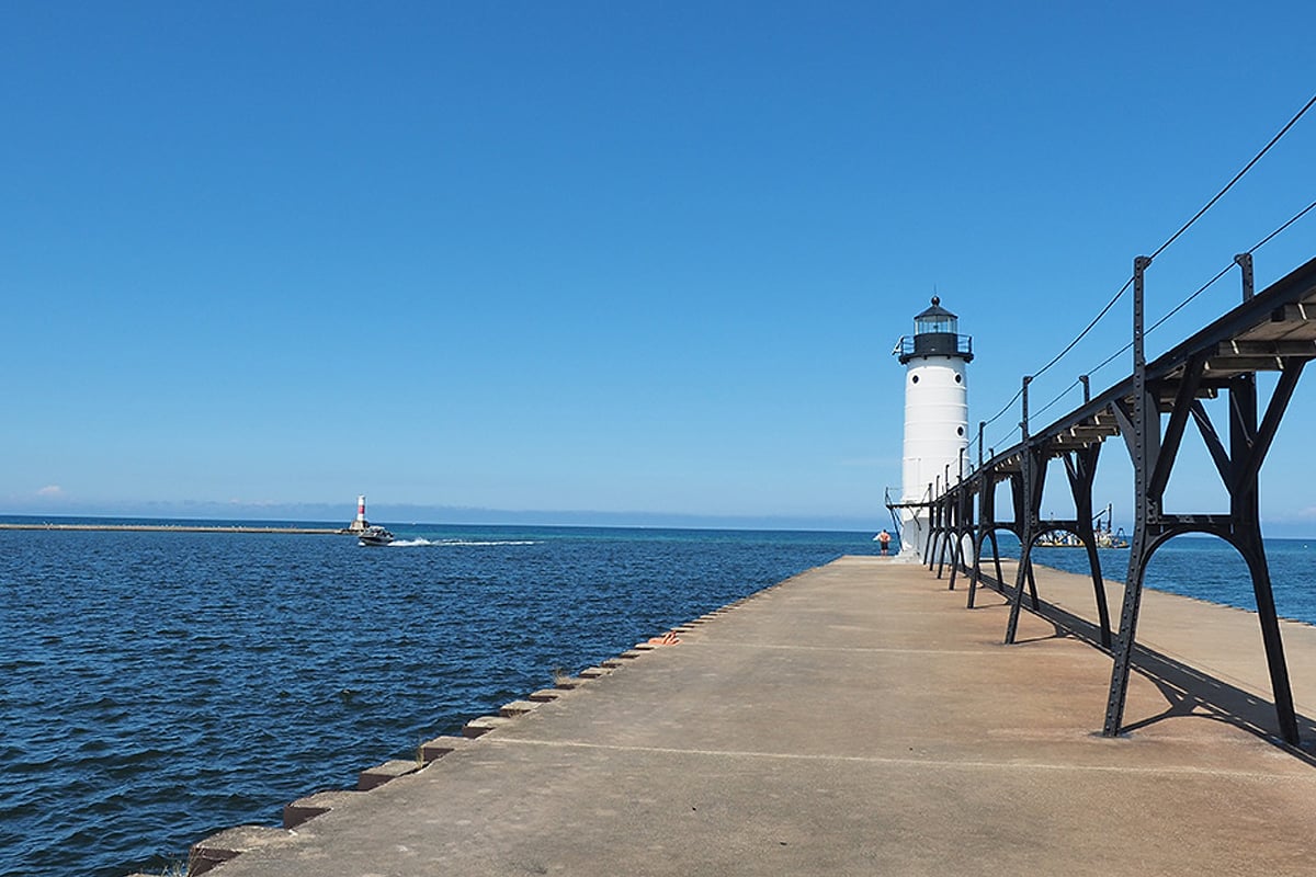 Manistee North Pierhead Lighthouse